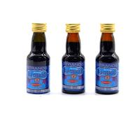 Bla Curacao 3x25 ml - sans alcool, Essence de Vodka, Arôme pour gâteau
