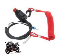 Blablablalu Boat Kill Switch with Cord Waterproof Multipurpose Engine Stop Kill Switch Lanyard for Most ATVs Boat and MotorcyclesKill