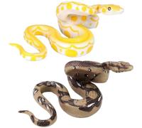 Blablablalu Faux Serpent 2pcs 2 pcs 2 Serpent réaliste Qui a l'air Vraiment Long du Jouet en PVC pour Farce, Toile de Fond, Halloween