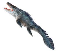 Blablablalu Mosasaurus Toy Artificial Realistic Mosasaurus with Movable Mouth & Sharp Teeth 13x5x2 Plastic Dinosaur Figurines, Educational Prehistoric Dinosaur Toys, Gifts for Kids
