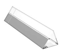 Blablablalu Prism Optic Glass, 7.9x1.2x1, 2 Pouces Triangular Optical Prism Glass, Crystal for Teaching Light Spectrum Physics and Photographic Glasses