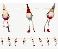 BLACHÈRE ILLUMINATION-Guirlande décorative Père Noël et gnome LED coloris blanc chaud - 2 m
