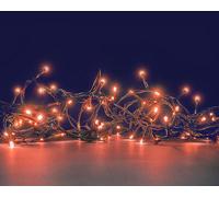 BLACHÈRE ILLUMINATION-Guirlande lumineuse animée à 128 LED cuivre sur câble vert Flicker Light - 8 m