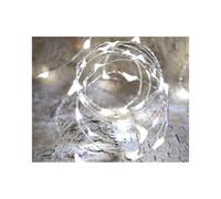 BLACHÈRE ILLUMINATION-Guirlande solaire batterie remplaçable micro 100 LED coloris blanc pur Blachere - 10 m