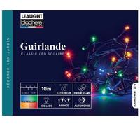 BLACHÈRE ILLUMINATION-Guirlande solaire flicker animée multicolore 100 LED Blachère Lealight - 10 m