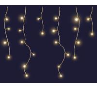 BLACHÈRE ILLUMINATION-Stalactit solaire animée 8 fonctions mémoire 160 LED coloris blanc chaud Blachere - 8 m