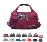 Blaciokamith Soft Side Lightweight Underseat Tote Bag, Blaciokamith Soft Side Lightweight Underseat Tote Bag (Camo Rose Red)