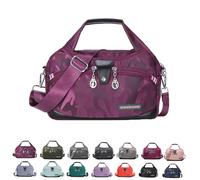 Blaciokamith Soft Side Lightweight Underseat Tote Bag, Blaciokamith Soft Side Lightweight Underseat Tote Bag (Camo Purple)