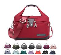 Blaciokamith Soft Side Lightweight Underseat Tote Bag, Blaciokamith Soft Side Lightweight Underseat Tote Bag (Red)