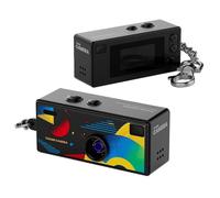 (Black)0.96 Inch TFT Screen 2MP Thumb Camera with Keychain 1080P HD Mini Video Recorder for Kids Birthday Gift