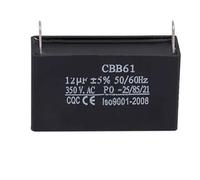 Black 13uF Generator Capacitor Generator CBB61 13uF 50/60Hz 350VAC Fan electronic starter NWPNLXEA