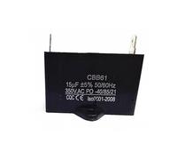 Black 15uF Generator Capacitor Generator CBB61 15uF 50/60Hz 350VAC Fan electronic starter NWPNLXEA