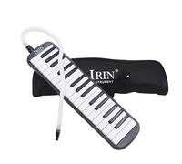 Black 32 Key Melodica, 32 Key Pianica Piano Clavier Instrument de Musique Éducatif avec Sac de Transport et 1 Trumpet Embout-objet pour L'enseignement en Classe, Spécialement