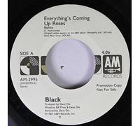 Black 45 RPM Everything's Coming Up Roses / Everything's Coming Up Roses