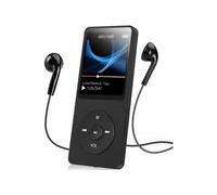 (Black)8GB Bluetooth MP3 Player Mini Portable Media FM Radio Recorder HIFI Music Speakers FT