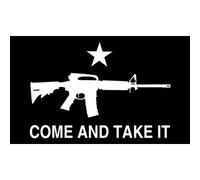 Black 90x150 Cm Gonzales Historical Come And Take It Black Flag, 90x150cm Drapeau Haute Qualité ""Nipseyteko