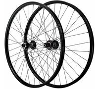 Black a,27.5inch,Ensemble De Roues De VTT 26" 27,5" 29" Axe Traversant Roues Avant Et Arrière 15X100/12X142mm, Cassette HG 8/9/10/11/12 Vitesses, Moyeu À Disque, 2 Roulements Avant, 4 Arrière
