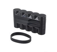 Black ABS Film Container 120 Roll Holder Compact | Holds 5 rolls 120 film, ABS shell, scratch resistant, black finish, protects from light