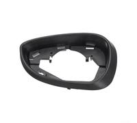 Black ABS Mirror Cover Frame For pour ford pour fiesta MK7 Left(Left) | Fits pour ford pour fiesta MK7 2008-2017, left side installation, black finish, ABS plastic, easy pour snap-on fit