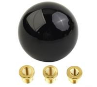 Black Acrylic Shift Knob 54mm Manual Black Acrylic Shift Knob | Round ball design, ergonomic grip, reduces hand fatigue, fits manual transmissions, sport look