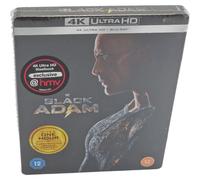 Black Adam 4k Ultra Hd + Blu-Ray Steelbook Exclusif Hmv Dwayne Johnson 2023 B