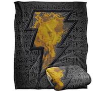 BLACK ADAM - Couverture Ultra Douce Silky Touch 152 x 127 cm