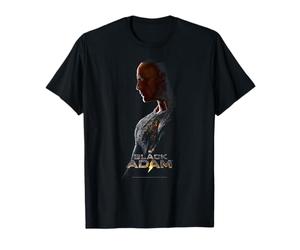 Black Adam Profile Poster With Logo T-Shirt