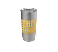 Black Adam Stylized Block Logo Gobelet isotherme en acier inoxydable double paroi