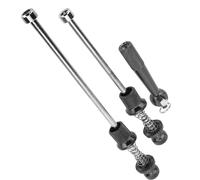 Black Aluminium Oy Bike Security Basyers Th Skewers à Libération Rapide Verrouillage pour un Ensemble de Routes de 2. (BLACK)
