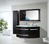 Black Ambassador – Meuble de Salle de Bain 120 cm Colonne et Lavabo