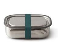 BLACK + BLUM - Grande Boite Repas 3-en-1 en Acier Inoxydable - Lunch Box Bento à Compartiments - pour Adulte et Enfant - Fourchette Comprise - 1L - Océan
