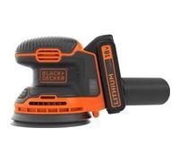 Black and Decker - Ponceuse excentrique sans fil 18 V Lithium 1.5 Ah 125 mm - BDCROS18-QW G