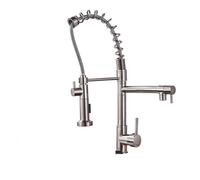 Black and Rose Gold Full Down Faucet Faucet Hot & Cold Water Bouxeur avec doubles becs Deck Mount Design élégant pour les cuisines modernes Finition durable Installation facile Beauty Comes