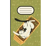 Black and White Kitty Playing in Dirt: Lined Notebook/Journal With 120 Pages