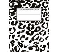 Black And White Panther Print: Quad Ruled Notebook To Write In, Composition Notebook, Notebook For School, Study, College, Work, Writing Book