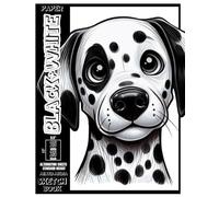 Black and White Paper Mixed Media Sketch Book: Dog Lovers Aesthetic Sketchbook Large 8.5 x 11" Artist Sketchpad for Graphite Colored Pencils Gel Pens ... Kids Teens Adults Hobby Arts & Crafts