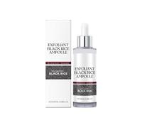 Black and White Rice Peeling Ampoule, Soft Rice Exfoliating Face and Body Black and White Rice Exfoliant for All SkinTypes, Deep Hydration 100ml (Black)