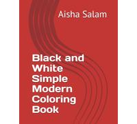 Black and White Simple Modern Coloring Book