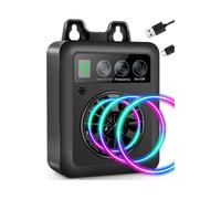 (Black)Anti Barking Device, 3 Adjustable Levels Dog Barking Control Devices with 50FT