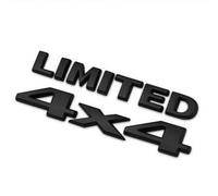 Black Autocollant De Voiture Chrome 3d 4x4, 1 Lot De Stickers D'emblème À Queue Limitée, Autocollant De Carrosserie De Voiture Pour Jeep Grand Cherokee Wrangler Ford