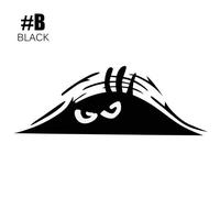 Black-B1 Pièces Peeking Monstres Yeux Effrayants Voiture Autocollant Drôle Dessin Animé Autocollants Décalcomanie Pour Ordinateur Portable Fenêtre Mur Voiture Camion Moto