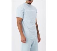 Black Bananas Cursive Script Tee Ice Blue Taille: XXL | T-shirts avec imprimés Outlet | Homme | Bleu