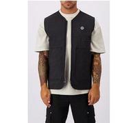 Black Bananas Monogram Quilted Vest Black Taille: XS | Vestes sans manches Outlet | Homme | Le Noir