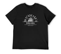 Black Beard's Bar and Grill Men's T-Shirt Unisex Black Men Tees S
