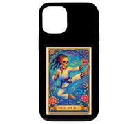 Black Belt Carte de Tarot pour Fille Afro-américaine taekowndo karaté Coque pour iPhone 12/12 Pro