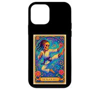Black Belt Carte de Tarot pour Fille Afro-américaine taekowndo karaté Coque pour iPhone 12 Mini