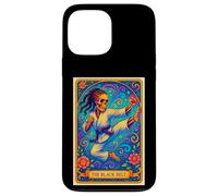 Black Belt Carte de Tarot pour Fille Afro-américaine taekowndo karaté Coque pour iPhone 13 Pro Max