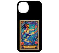 Black Belt Carte de Tarot pour Fille Afro-américaine taekowndo karaté Coque pour iPhone 14 Plus