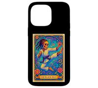 Black Belt Carte de Tarot pour Fille Afro-américaine taekowndo karaté Coque pour iPhone 14 Pro Max
