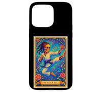 Black Belt Carte de Tarot pour Fille Afro-américaine taekowndo karaté Coque pour iPhone 15 Pro Max
